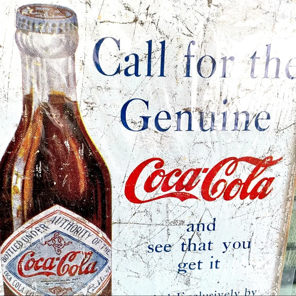 NEW Coca Cola Metal Sign